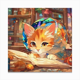 Kitty 2 Canvas Print