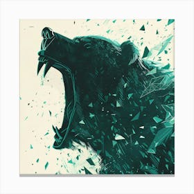 Bear Art Canvas Print