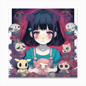 Anime Girl Canvas Print