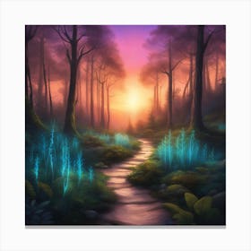 Forest Path Canvas Print