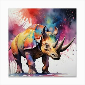 Rhinoceros Canvas Print