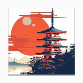 Kyoto Pagoda Canvas Print