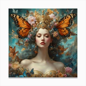 Butterfly Queen Canvas Print