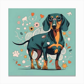 Dachshund 1 Canvas Print