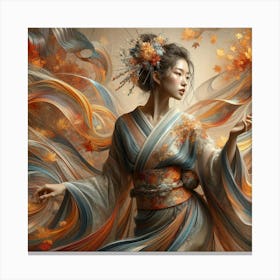 Asian Woman Canvas Print