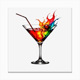 Colorful Cocktail 4 Canvas Print