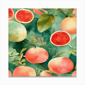 Watermelon Canvas Print