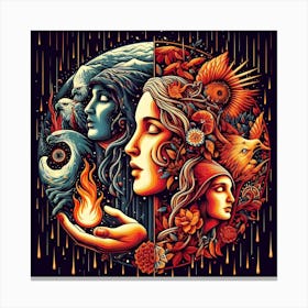 Goddesses Canvas Print