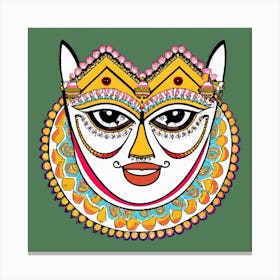 Indian Navratri Festival Canvas Print