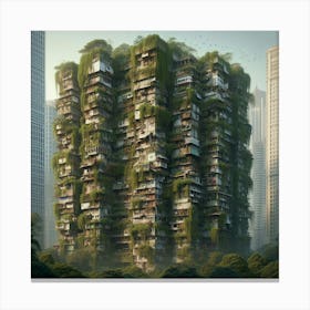 Hong Kong Cityscape Canvas Print