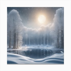 Winter Forest 5 Canvas Print