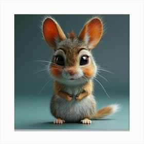 Cute Little Mouse Canvas Print