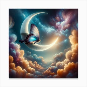 Butterfly In The Sky 2 Canvas Print