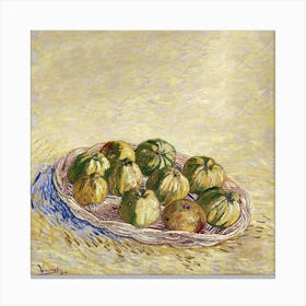 Still Life, Basket Of Apples (1887), Vincent Van Gogh Canvas Print