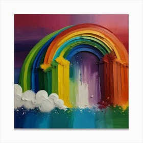 Default Create Unique Design Of Rainbow Art Painting 3 2 Canvas Print