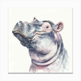 Hippo 3 Canvas Print