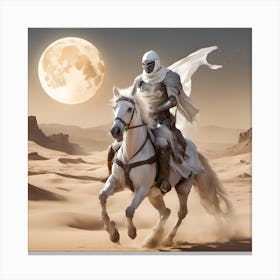 Desert Knight Canvas Print