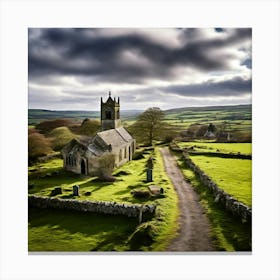 Church In The Countryside 3 Canvas Print