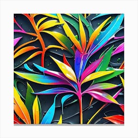 Colorful Leaves Canvas Print