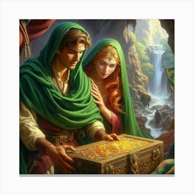 King And Queen Canvas Print