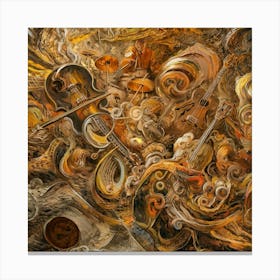 'Musical Instruments' 1 Canvas Print