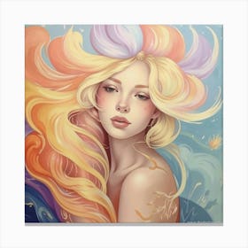 Mermaid 3 Canvas Print