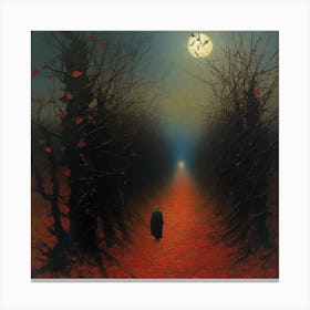 'The Red Path' Canvas Print