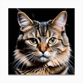 Portrait Of A Cat 3 Canvas Print