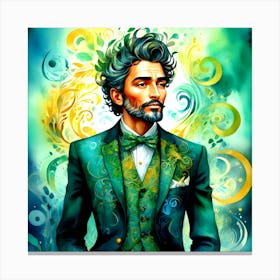 Man In A Suit Canvas Print