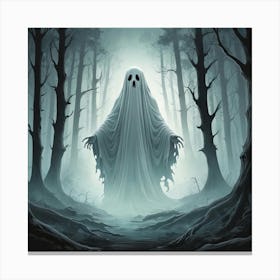 Ghost In The Woods Canvas Print