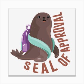 Seal Approval Canvas Print