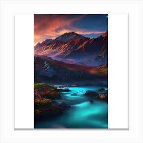 Mountain Landscape 2 Canvas Print