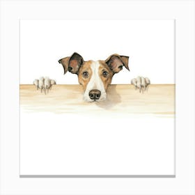 Whippet Dog Canvas Print