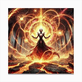 Queen Sorath Heart Of The Core Canvas Print