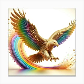 Rainbow Eagle Canvas Print