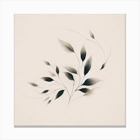 Leaves abstract Canvas Print