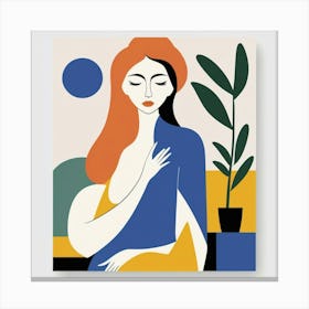 Default Minimal Matisse 3 Art Print 3 Canvas Print