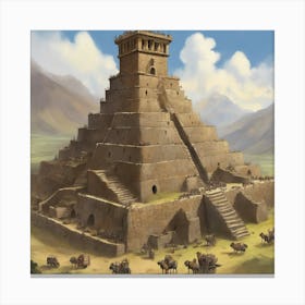 Great Pyramid Of Giza Canvas Print