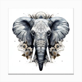 Elephant Series Artjuice By Csaba Fikker 022 1 Canvas Print