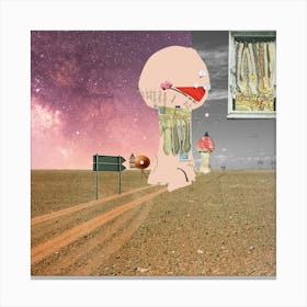 Magic Mushroom Dreamland Canvas Print