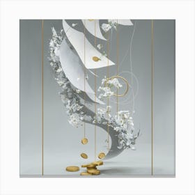 Gold Coins Canvas Print