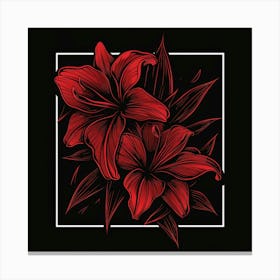 Red Lily Canvas Print