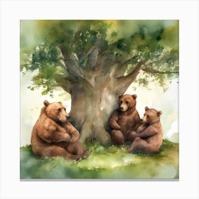 Family Meeting Canvas Print