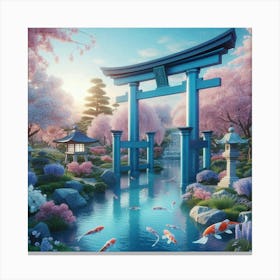 Koi Pond 6 Canvas Print