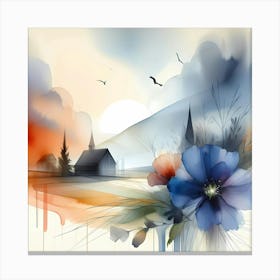 Watercolor Painting 14 Canvas Print