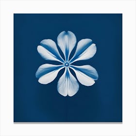 Blue Flower 6 Canvas Print