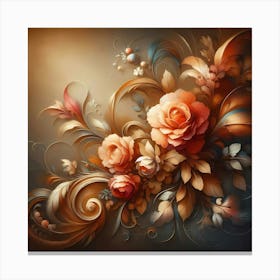 Floral Painting Canvas Print