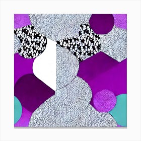 Purple Abstract Canvas Print