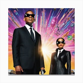 Men In Black 1 Canvas Print