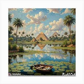 Egyptian Pyramids 9 Canvas Print